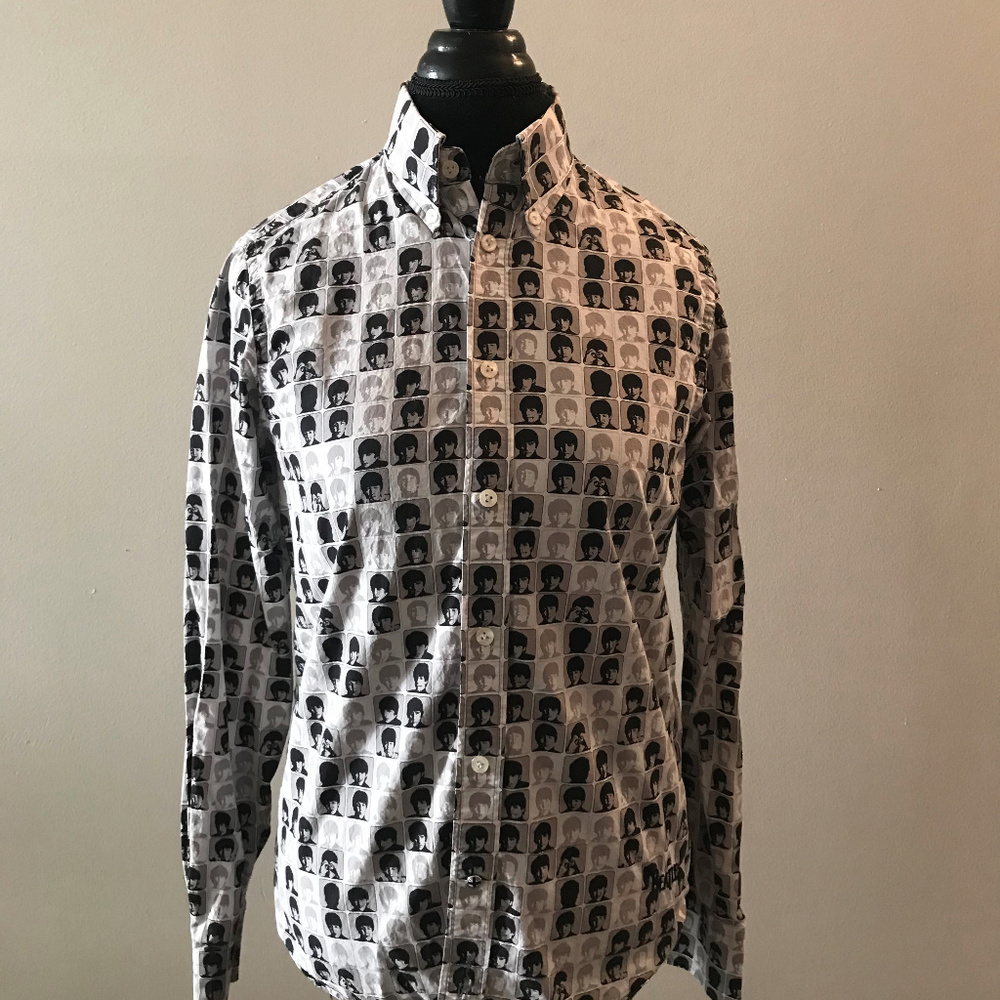 BEN SHERMAN Beatles button-down shirt